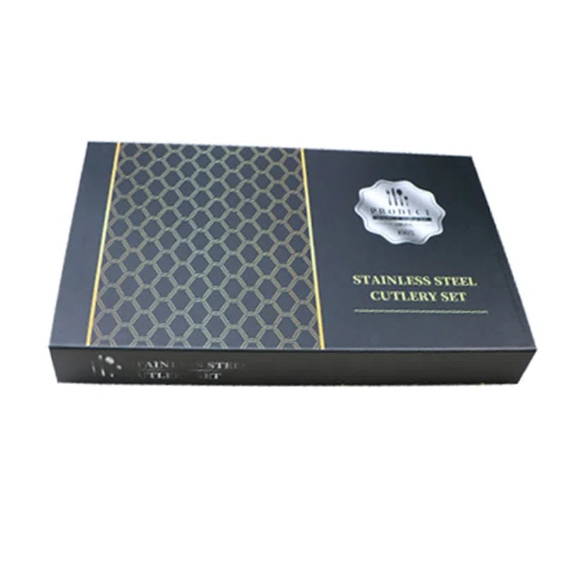 Generic Elegante Juego de Cubiertos de Acero Inoxidable, 24 Piezas, Cuchillo para Carne, Tenedor, Cuchara para Vajilla de Regalo (SILVER)
