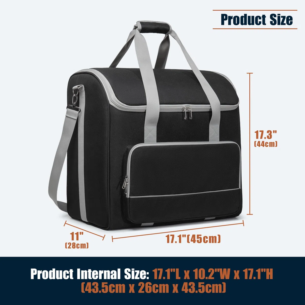 Yarwo Bolsa Transporte para Ninja Granizados con Divisores | Impermeable con Divisores Ajustables y Base Reforzada, Acolchado para FS301, FS300 y FS299, Transporte para Electrodomesticos