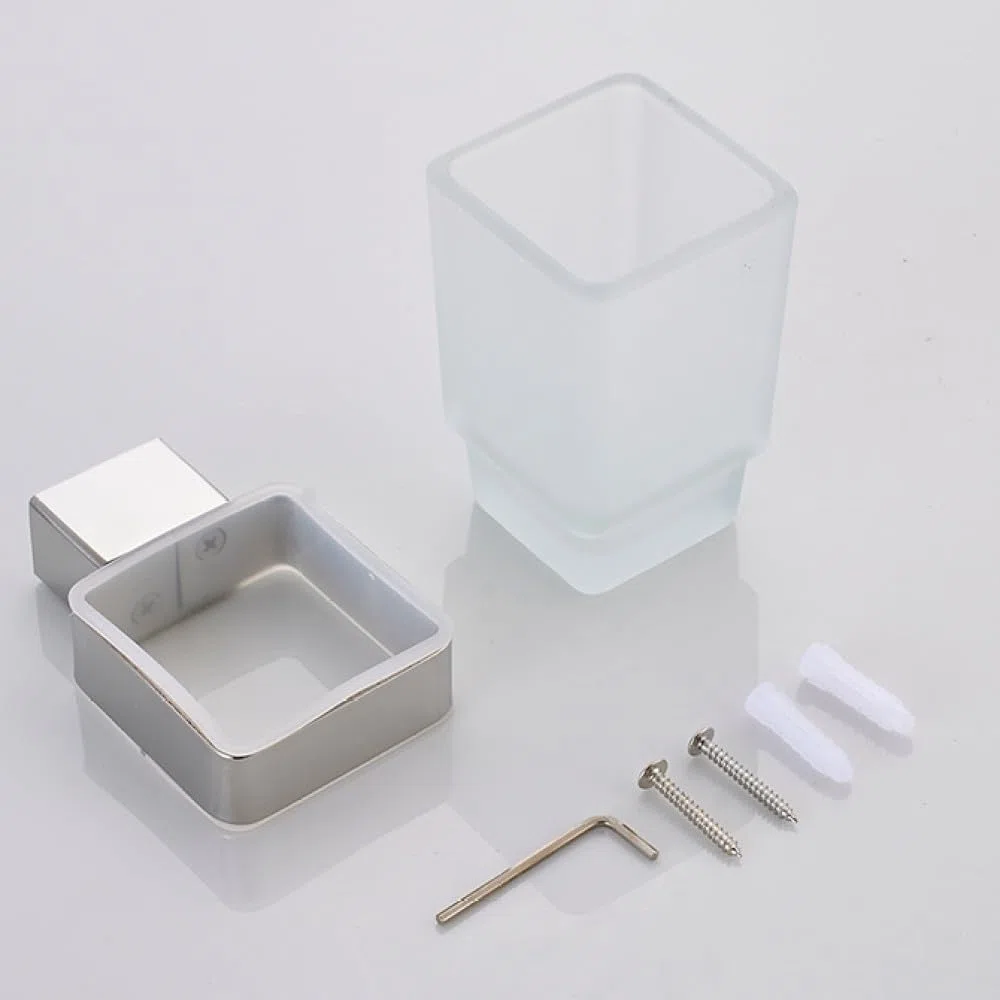 Juego de Accesorios para baño, toallero Cromado, Barra, Gancho para Bata, Estante, Soporte para Papel de Seda, Soporte para Cepillo de Dientes, Accesorios de baño, Soporte para Cepillo de Dientes