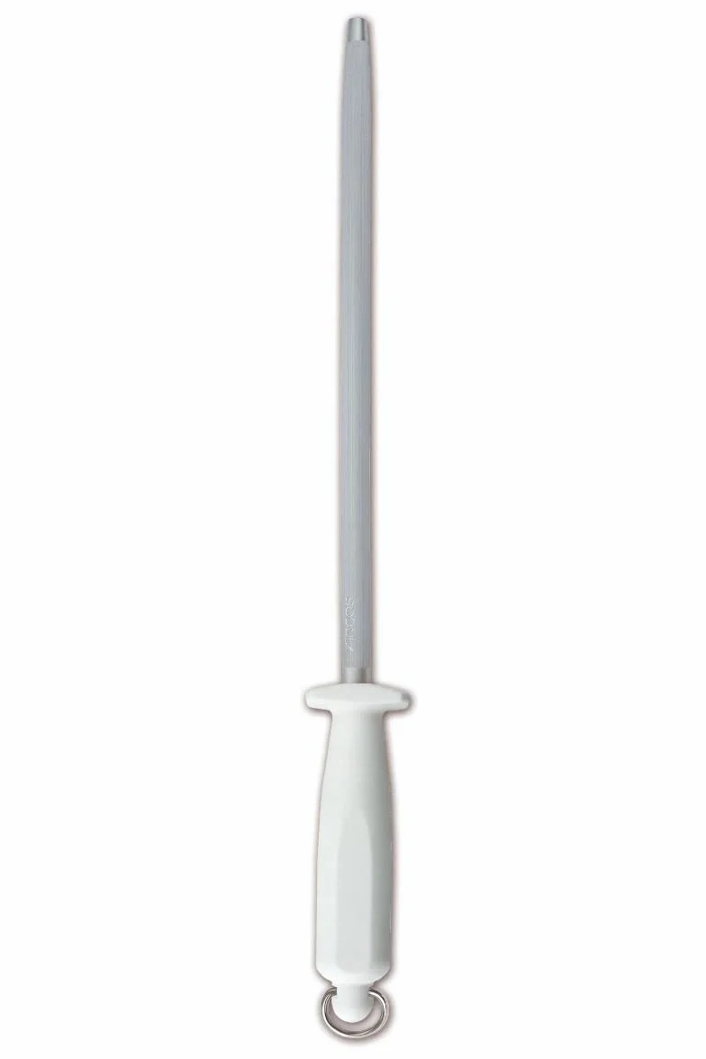 Arcos Serie Riviera Blanc - Set de Deshuesador, Jamonero y Chaira, Acero Inoxidable, Blanco, 50x20x5 cm, 3 Unidades