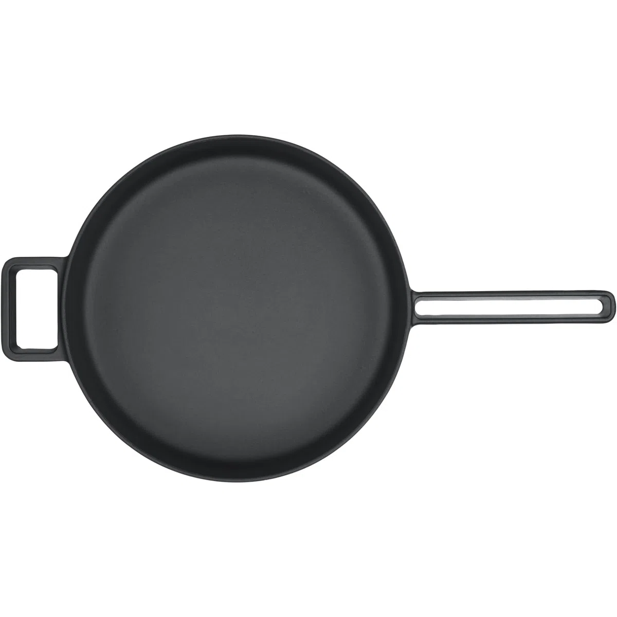 WMF Flavour - Sartén de dos asas de 28 cm de 3,4 L de Hierro Fundido Esmaltado Apto para Inducción, Sin Revestimiento, Apta para Lavavajillas