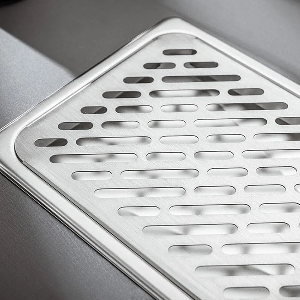 Lavavasos para profesional para acero Inoxidable Chorro Agua para fuerte para Bar Cafetería Bandeja Recogida Utensilio Tamaño Medio(Slim)