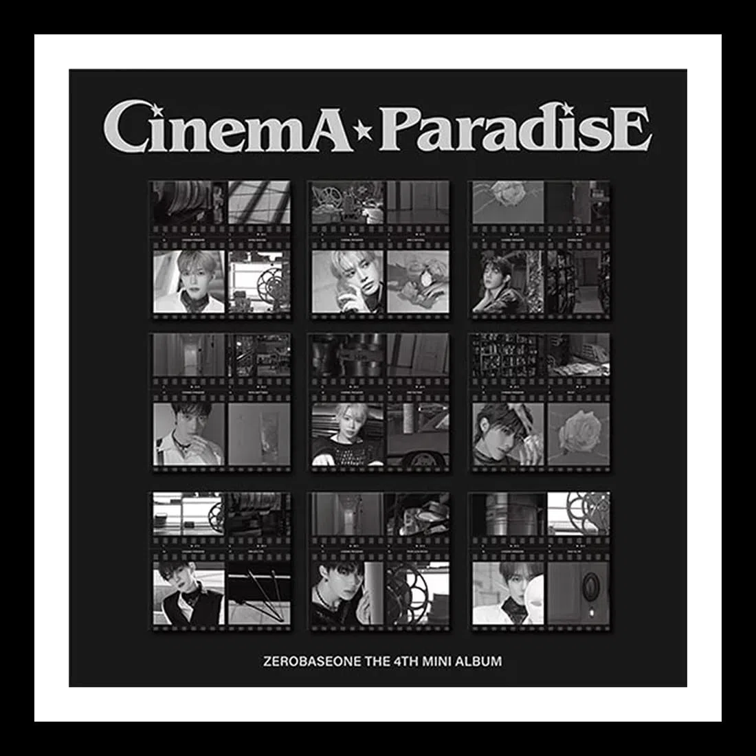 Digipack) ZEROBASEONE CINEMA PARADISE The 4th Mini Album (Digipack 9 VerSet. + Gift Card) K-POP SEALED