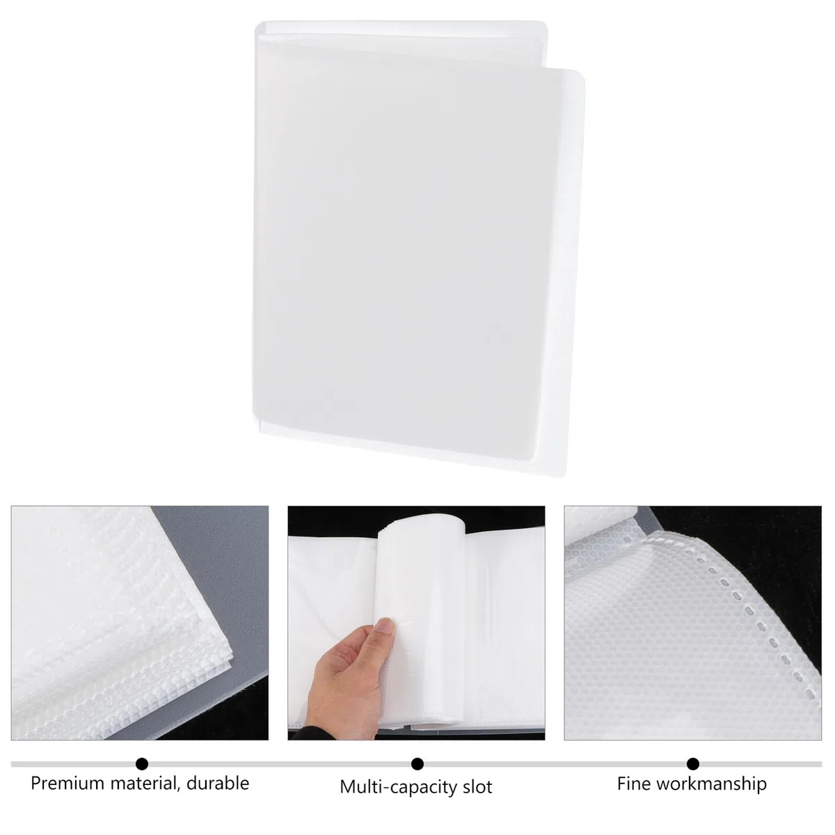 LIFKOME Álbum de Fotos Almacenamiento para Fotos Personalizable de Pp Mate de 6 Pulgadas 100 Hojas Adecuado para Estudiantes y Bodas