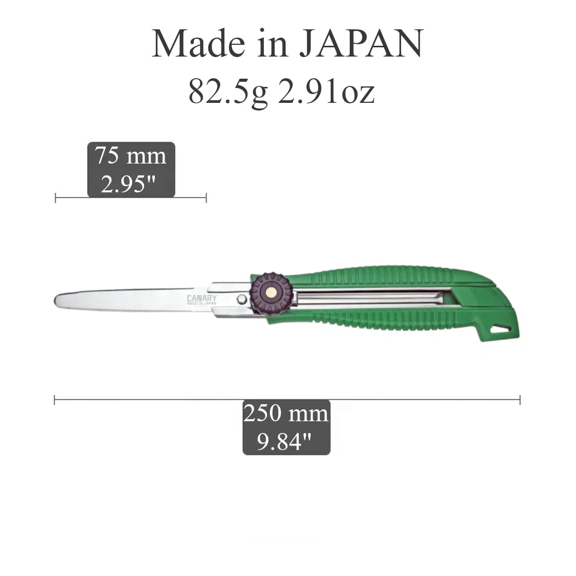 CANARY Corrugated Cardboard Cutter "Slide Dan Chan" Green (DC-25)