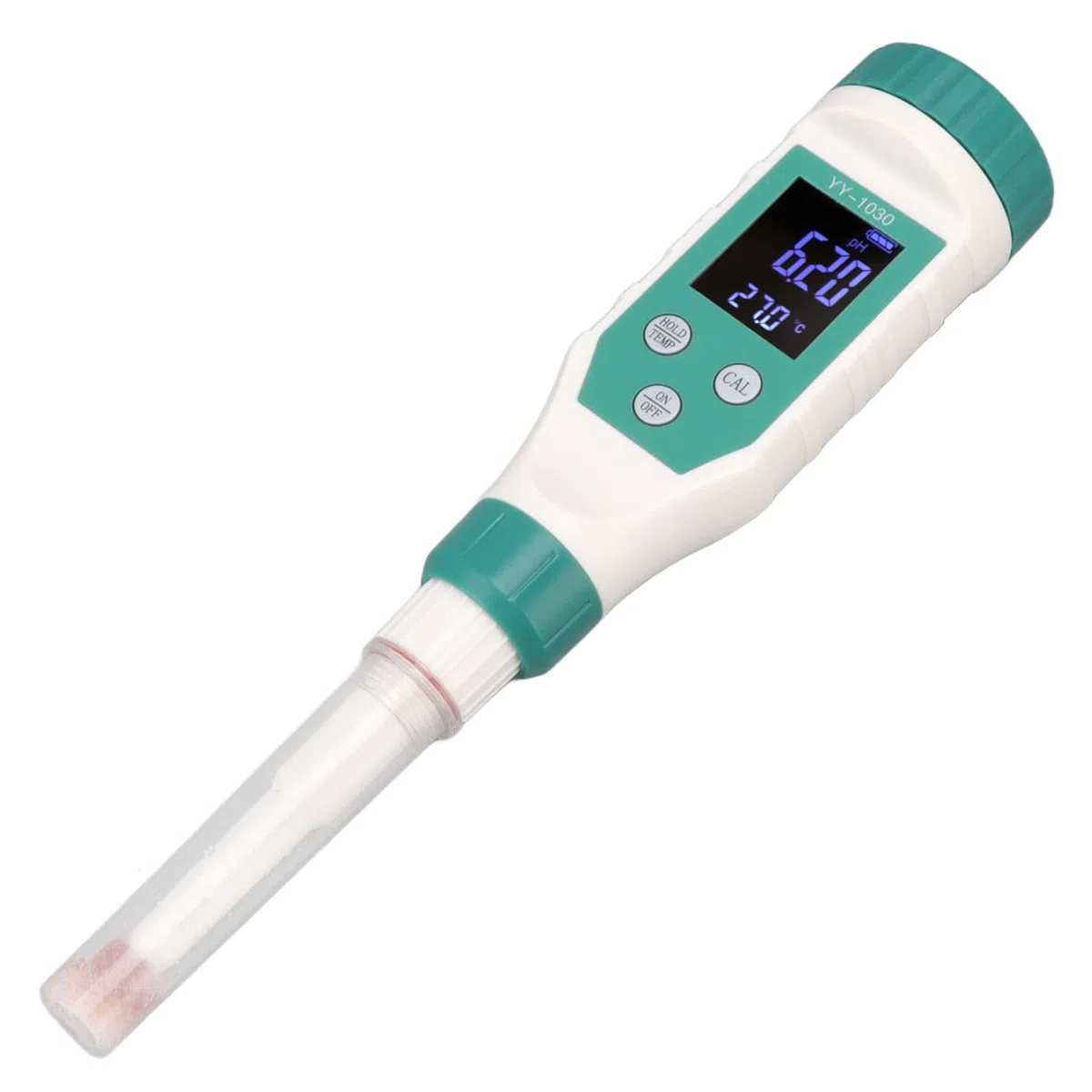 Dilwe Medidor de PH Digital Probador Inteligente Bluetooth para Agua, Suelo, Alimentos para Bebés, 246 G, Resistente Al Agua, IP67
