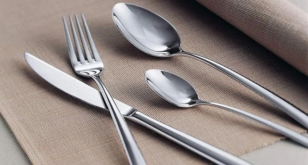 Villeroy & Boch - Piemont Set de Cubiertos 113 Piezas Plata, Apto para Lavavajillas, Cuberterías Completas 12 Personas Platino, Cubertería 18/10, Acero Inoxidable