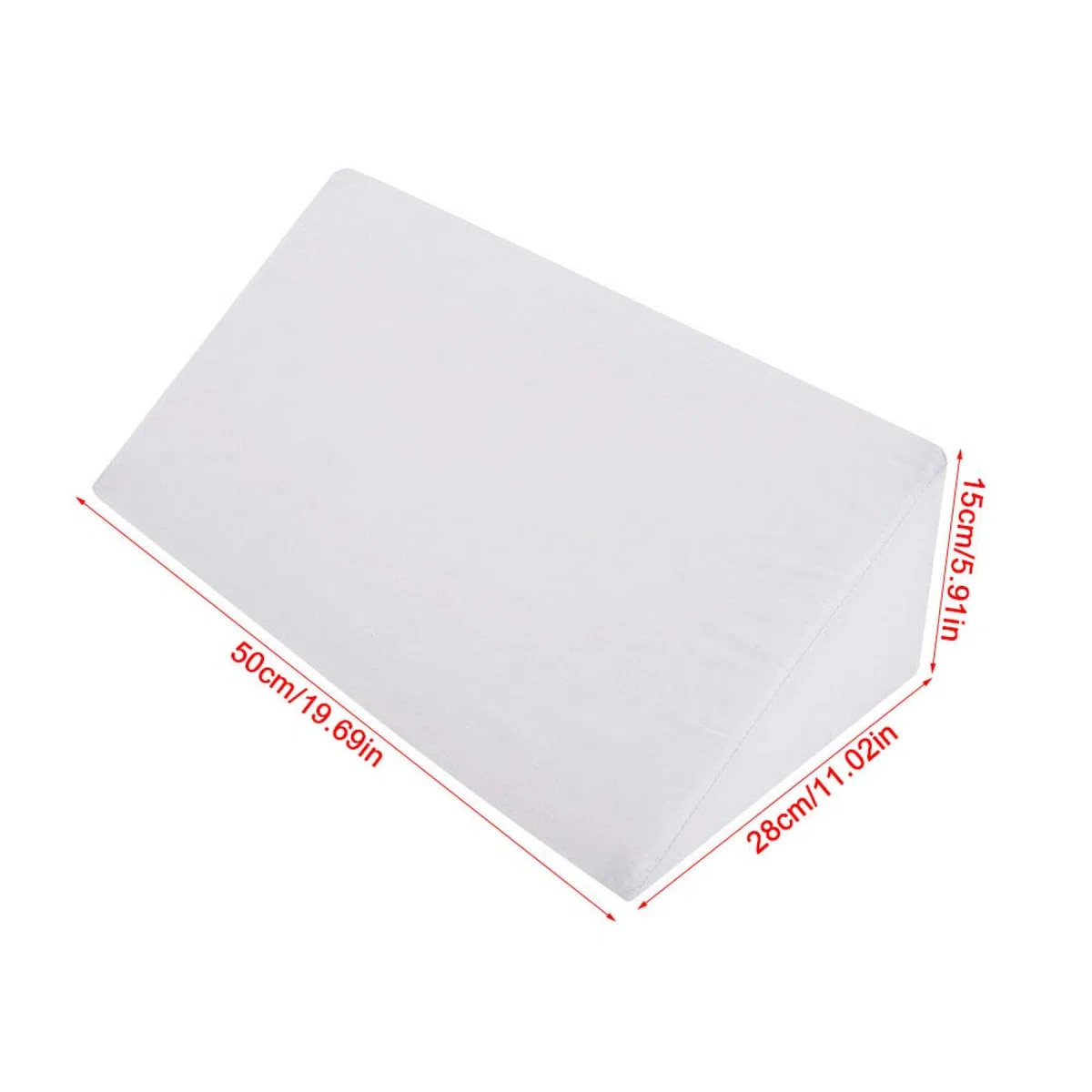 Cojín de Espuma Cojín Cojín Cojín de Espuma Suave Cojín Suave, Cojín de Espuma cómodo Elevación de la Pierna Espalda Lumbar Alivio Descanso Soporte Funda de Almohada Cojín(Blanco)