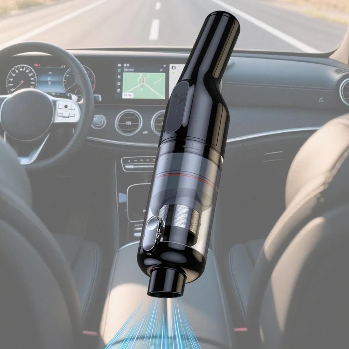 Aspiradora De Coche Alta Potencia Succión 2000 Pa, Recargable, 2 Modos | Aspirador Para Detallado Coche Para Asientos Auto Sofás Alfombras Hogar Oficina Dormitorio Cocina