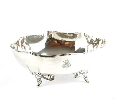 Royal Family Cuenco central de mesa de sheffield plateado 26,5 x 23 x 12 cm