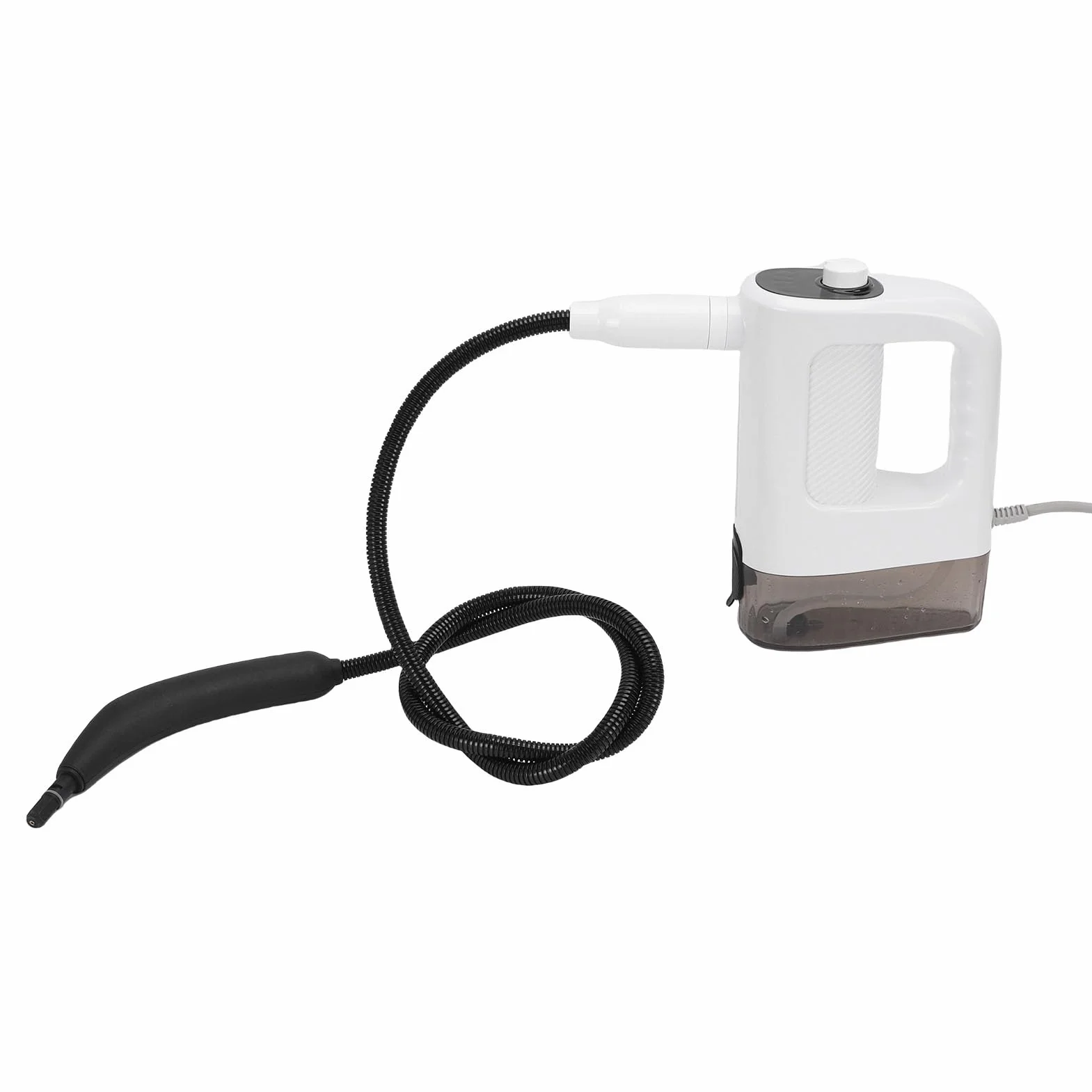 Tnfeeon Limpiador a Portátil de 1200 W con Tanque de Agua Transparente de 400 Ml, de Alta Temperatura de Calentamiento Rápido de 15 S para Limpieza del Hogar, Cocina y Coche (Enchufe europeo 220V)