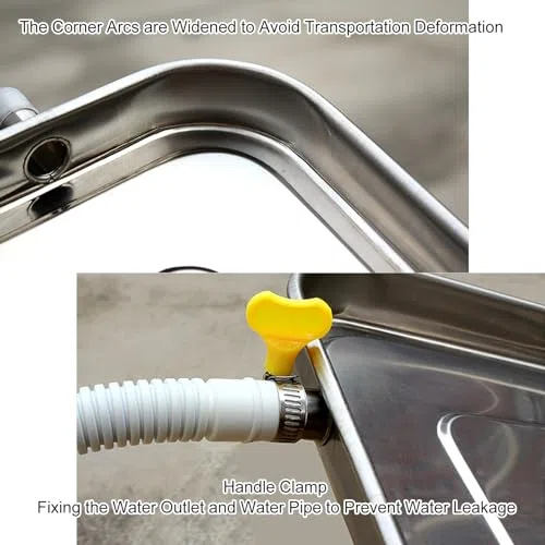 Bandeja de goteo de aire acondicionado para exteriores con tubo de drenaje y kit de instalación, evita daños por agua, fácil instalación, solución duradera para unidades de aire acondicionado