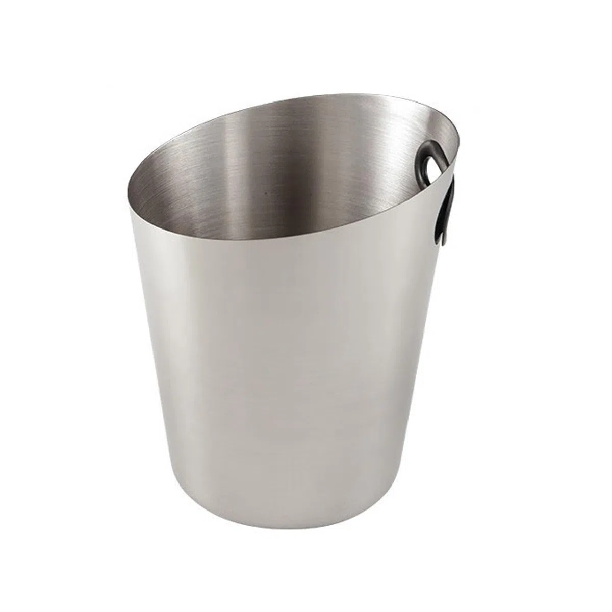 Bandejas Para Cubitos De Hielo Cubitera de acero inoxidable plateada for bebidas y fiestas, cubeta de hielo de 5 l, cubeta de vino, cubeta de almacenamiento de grado alimenticio for botellas de vino,