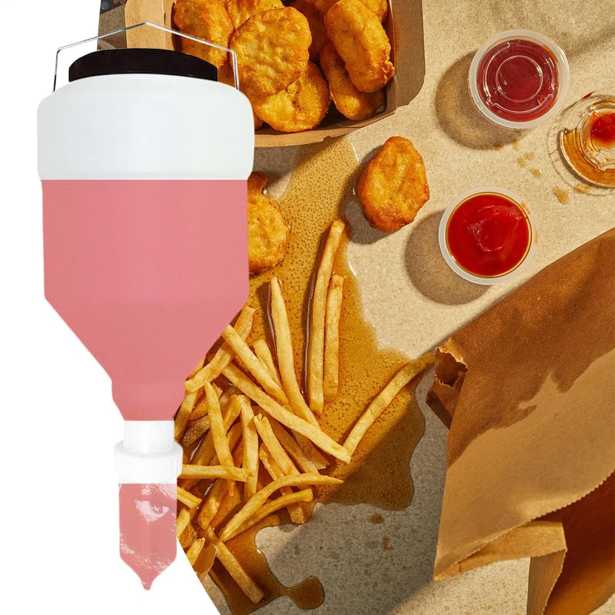 Botellas Exprimibles Botella Contenedora Exprimible Recargable A Prueba De | Dispensador colgable para crema agria Para Salsas De Cocina, Kétchup, Aderezos Y Condimentos Culinario
