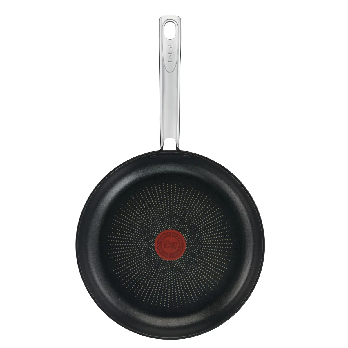 Tefal – Juego de 6 piezas, Sartenes y Ollas, Inducción, Antiadherente, Mango Resistente, Indicador Térmico Thermo-Signal, Intensium E589S617