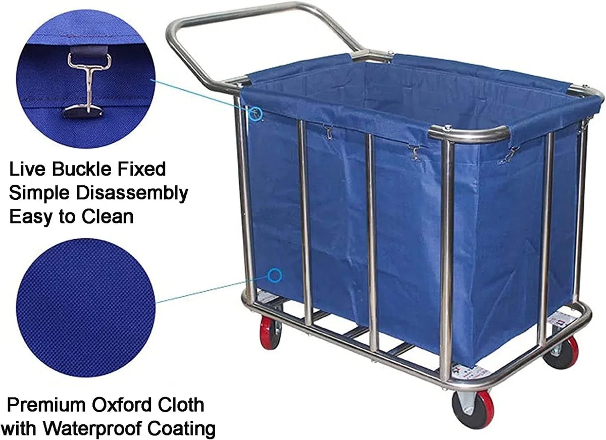Bolsa de repuesto impermeable para carrito rodante desmontable, ideal para un fácil almacenamiento y organización
