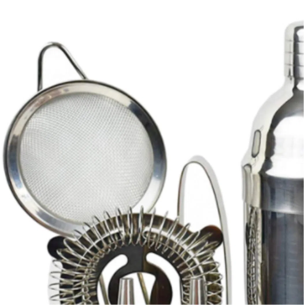 Juego de Cocktail Shaker Juego De Mezclador De Acero Inoxidable, Coctelera, Olla, Taza, Coctelera, Juego De Vino, Juego De Herramientas para Cóctel Coctelera Profesional Herramientas (Color : B, Siz