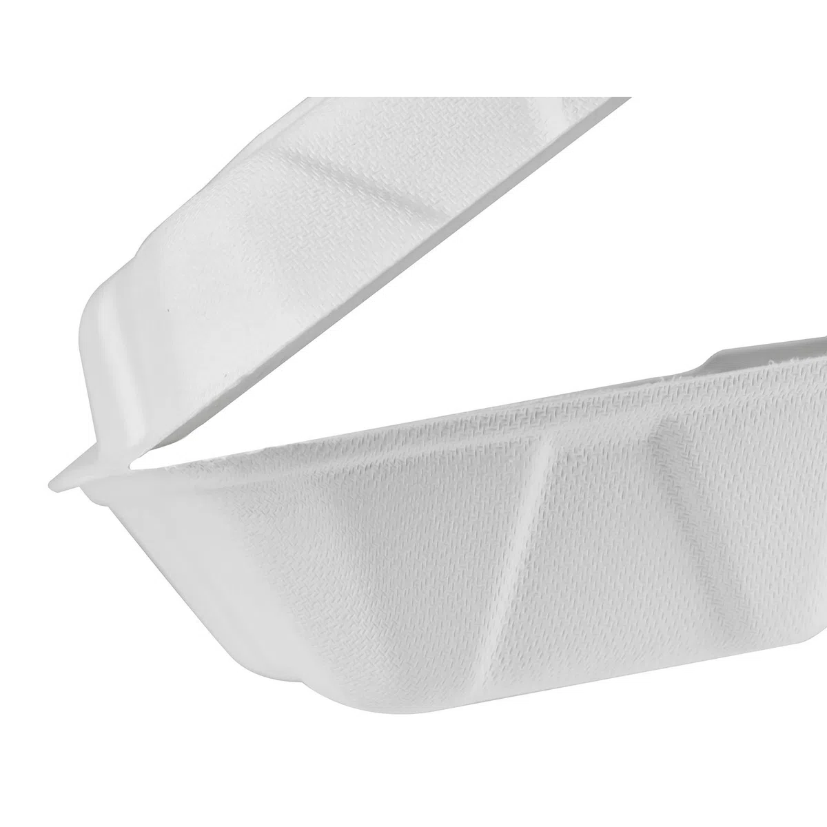 KARAT EARTH Contenedores de bagazo compostables sin PFAS de 9 x 6 pulgadas, KE-BHC96-1CFF, 200 unidades