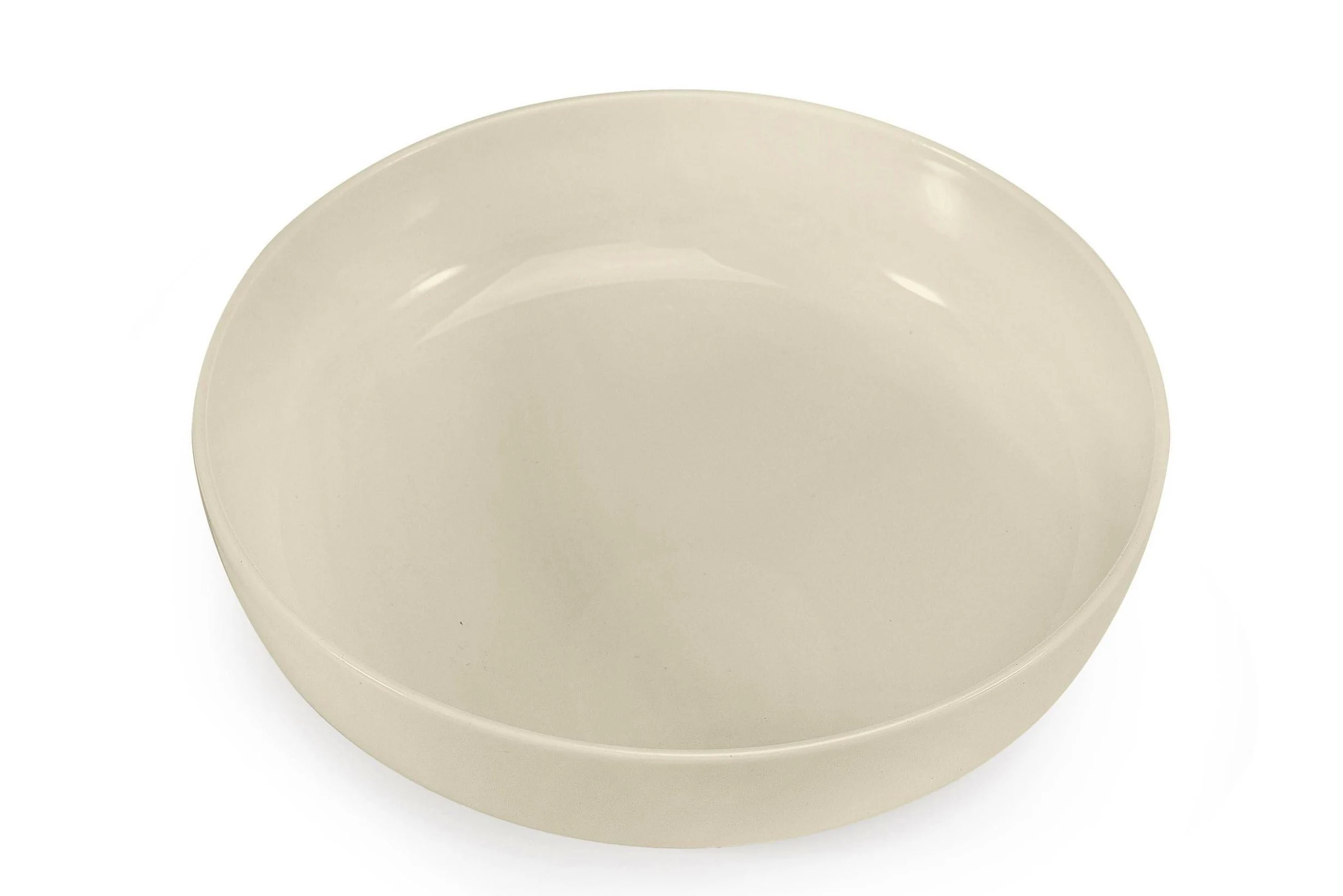 konsimo. VICTO Set 6 Platos Hondos - Platos Vajilla - Set Plato Hondo para 6 Personas - Apto para Microondas y Lavavajillas - Platos Hondos Sopa Modernas - 18,5 cm - Beige