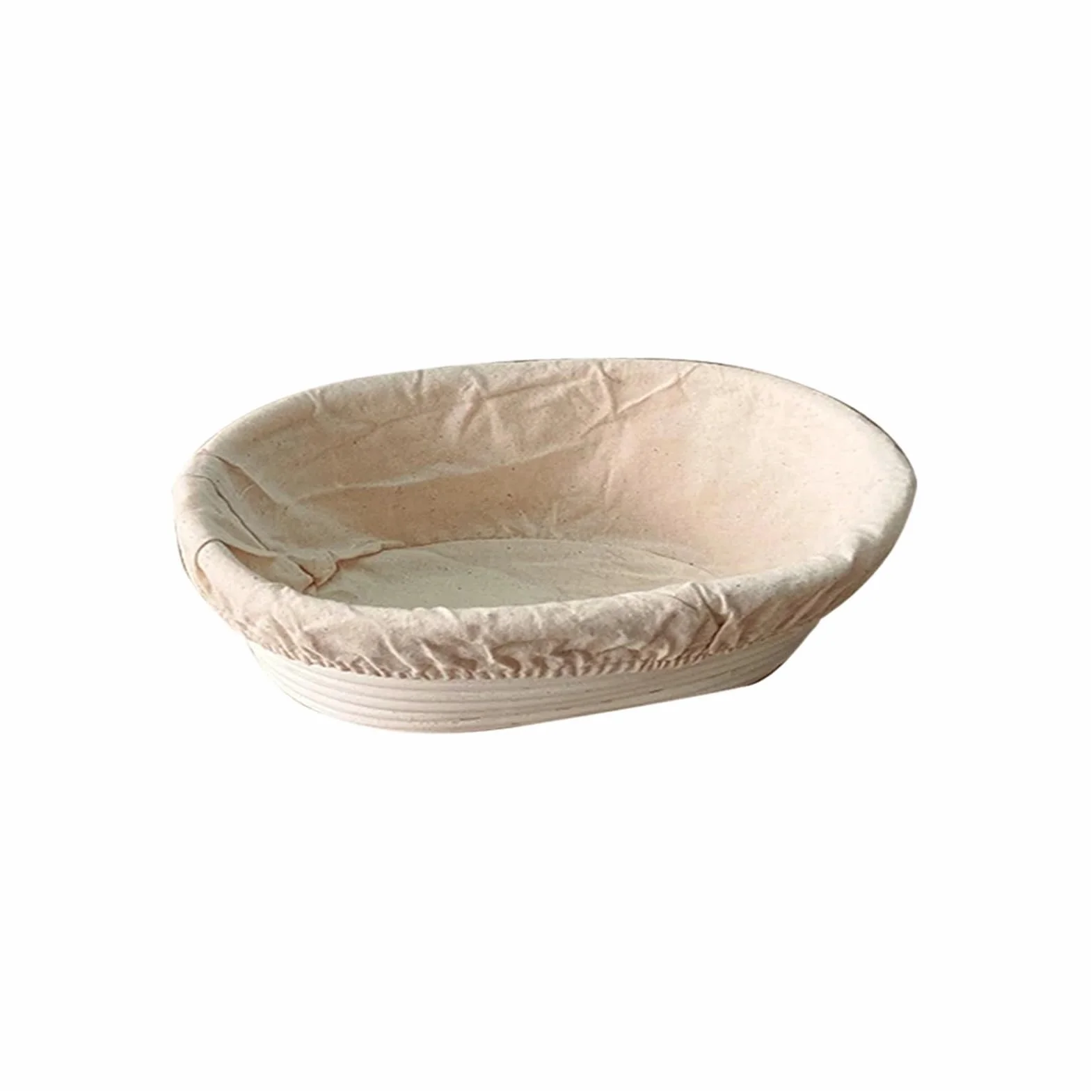 Cestas ovaladas de fermentación pan, cesta Banneton masa madre ratán portátil, cestas tejidas a prueba, herramientas cocina Para Pan(L)