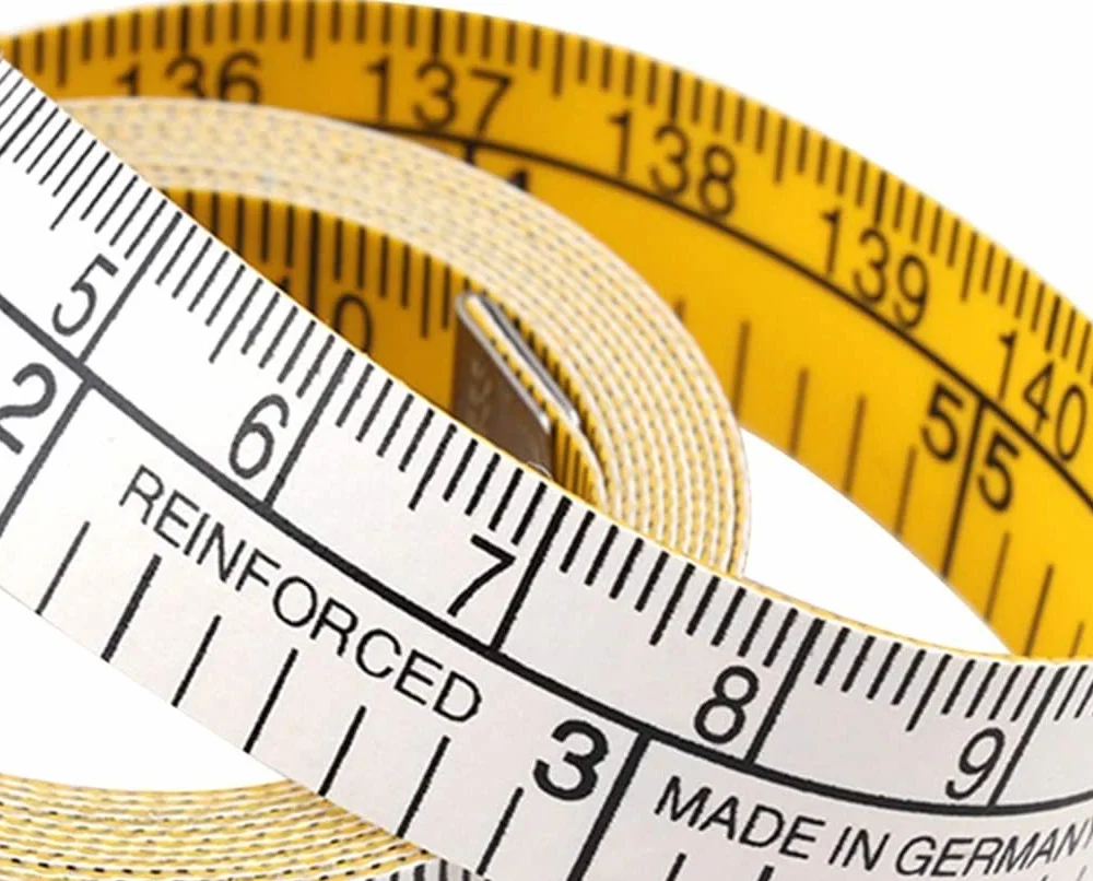 Cinta métrica Suave de Doble Escala de 1,5 m, Regla Flexible para pérdida de Peso, Cortador de Costura Corporal, Regla para Tela, Creativa y útil, de Larga duración