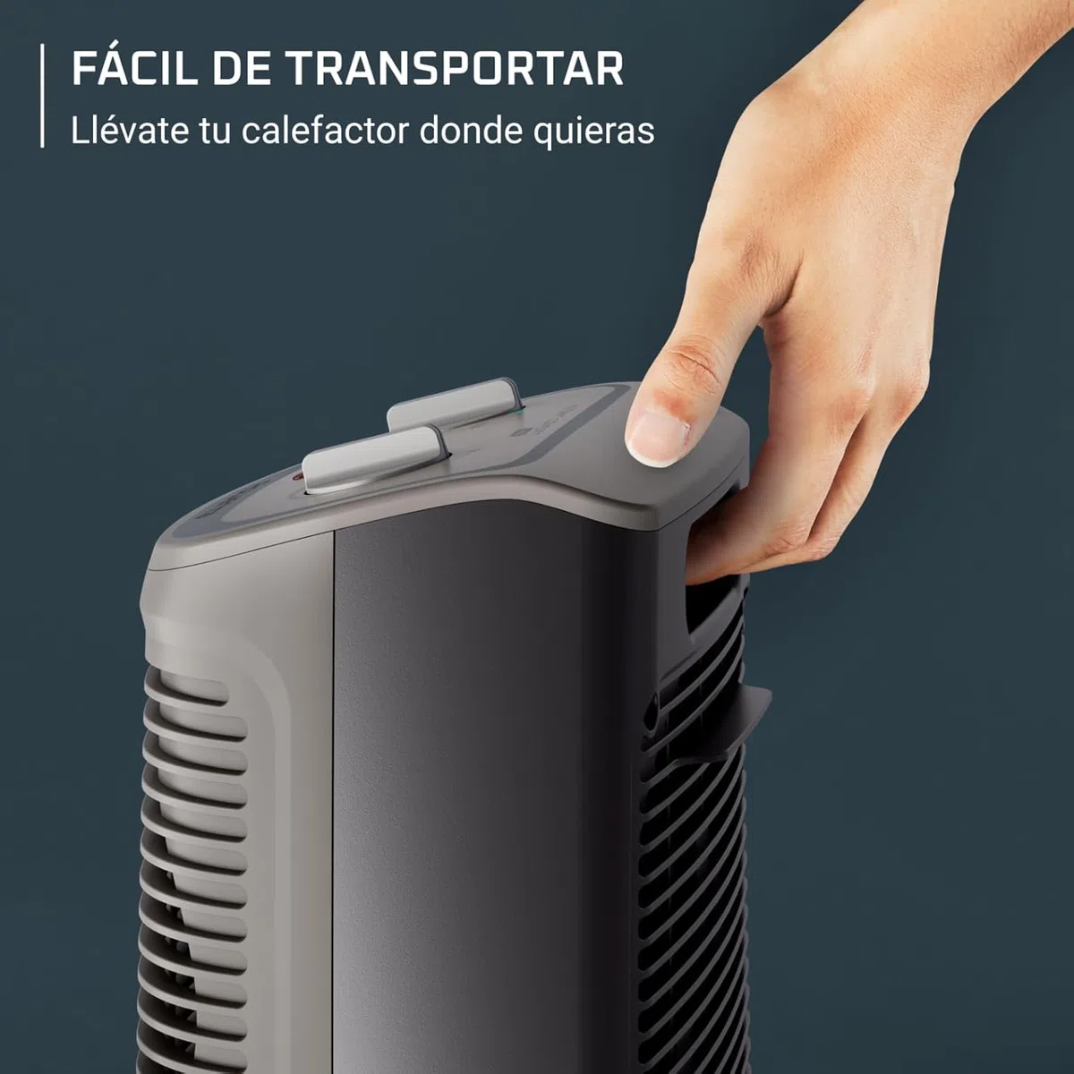 Rowenta Instant Comfort Compact SO2330F2 - Calefactor 2400W, Función Silence, 2 Velocidades