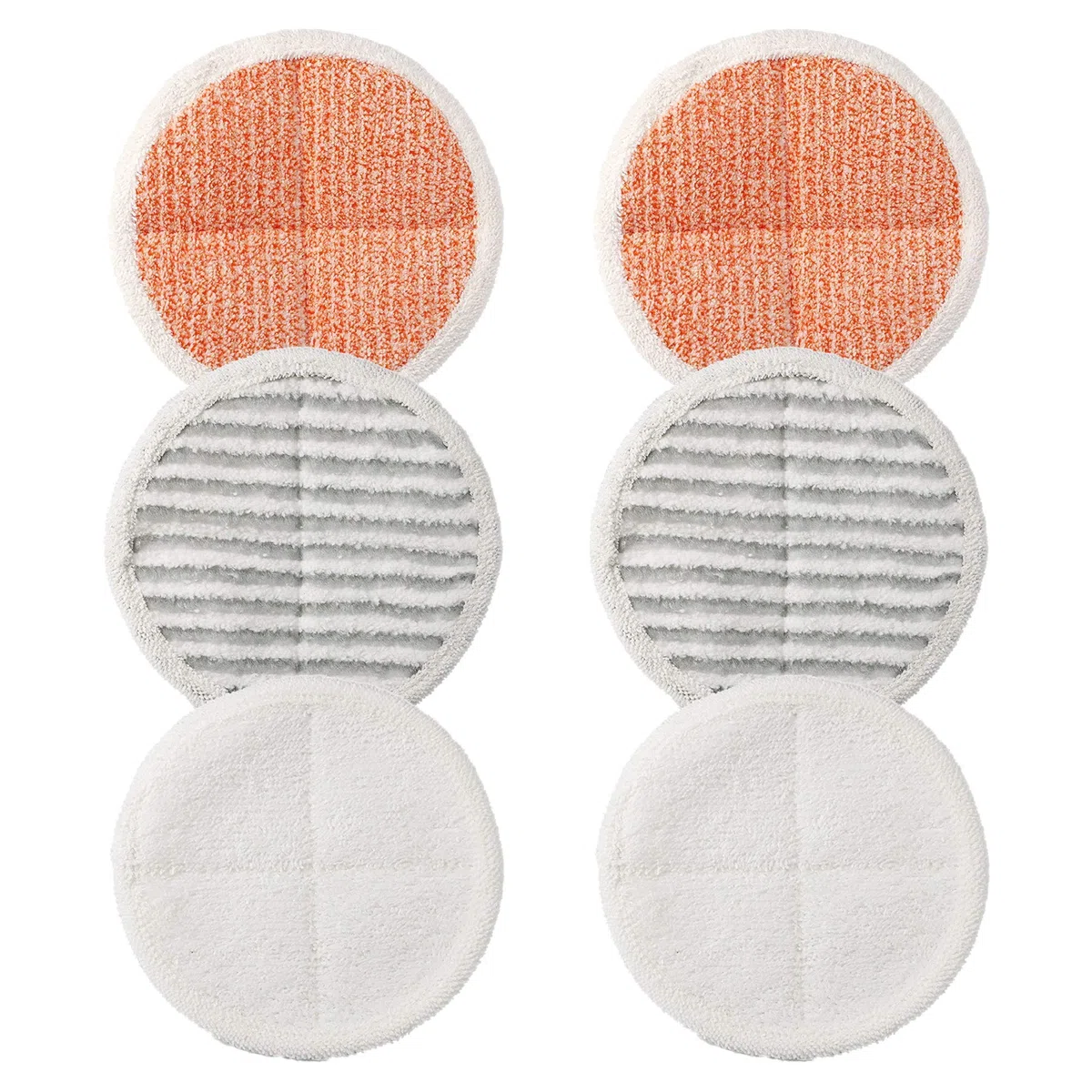 Paquete de 6 almohadillas de repuesto para mopa Bissell Spinwave 2124, 2039A, 2307, 23157, 20391, 20399