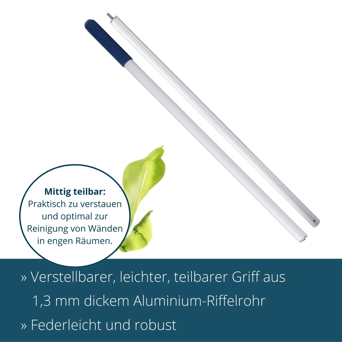 Ha-Ra Original Bodenexpress con Nassfaser Blanco Largo 42 cm,