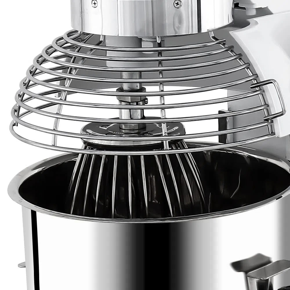 MBH - Batidora planetaria industrial de 20 litros para hostelería. Batidora amasadora profesional para pan, pizza, pastelería y panadería.