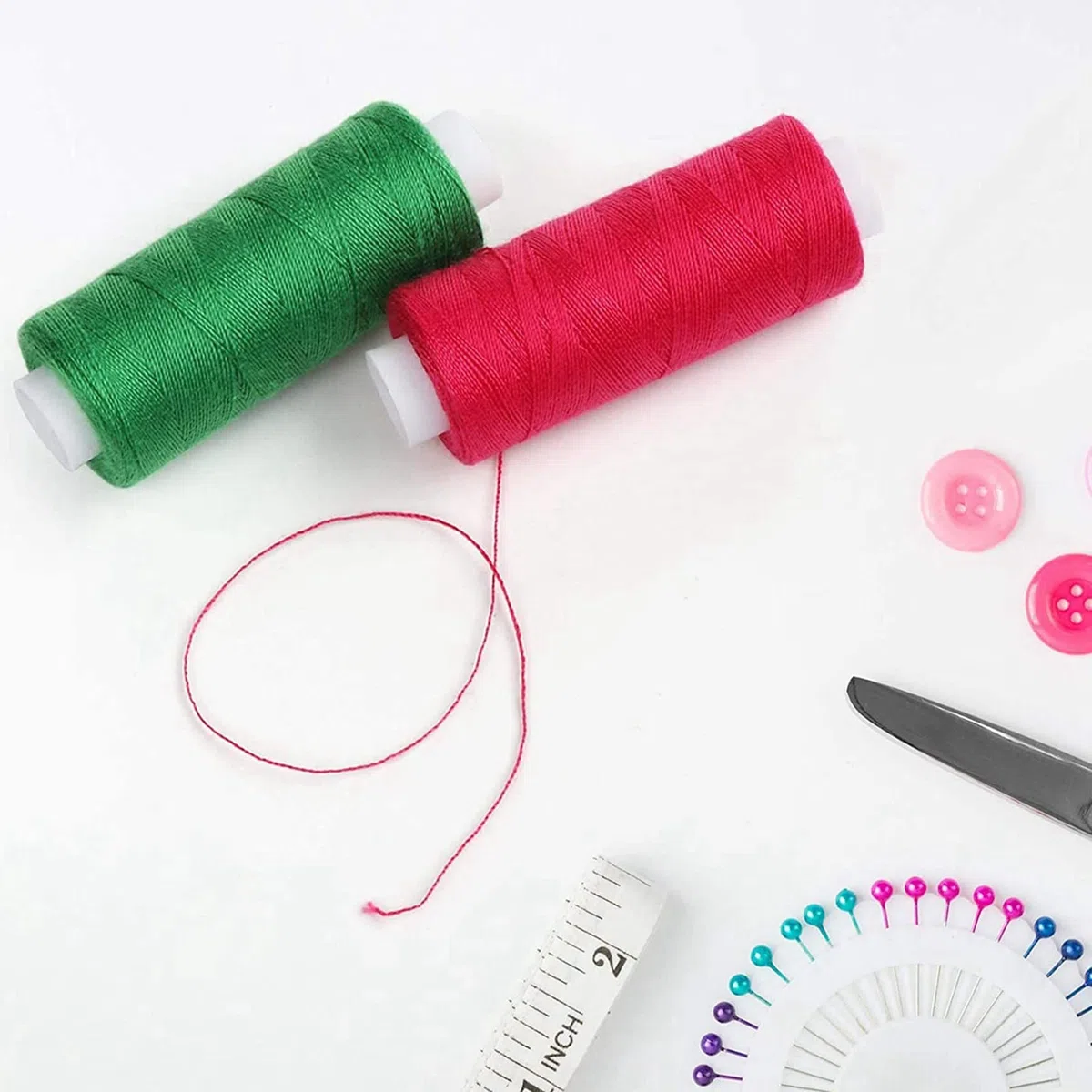 200x Juego de Hilo de Coser 100 Colores 250 Yardas Cada Carrete Kit de Hilo de Poliéster para Coser Una Mano O Una Máquina