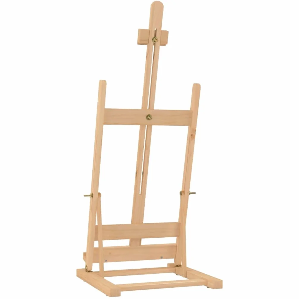 Mangloder Caballete de mesa de pino macizo 29,5 x 33 x 80 cm, altura ajustable, plegable, ideal para artistas, estudiantes, profesionales, ayuda flexible para pintar y presentar para oficina, taller