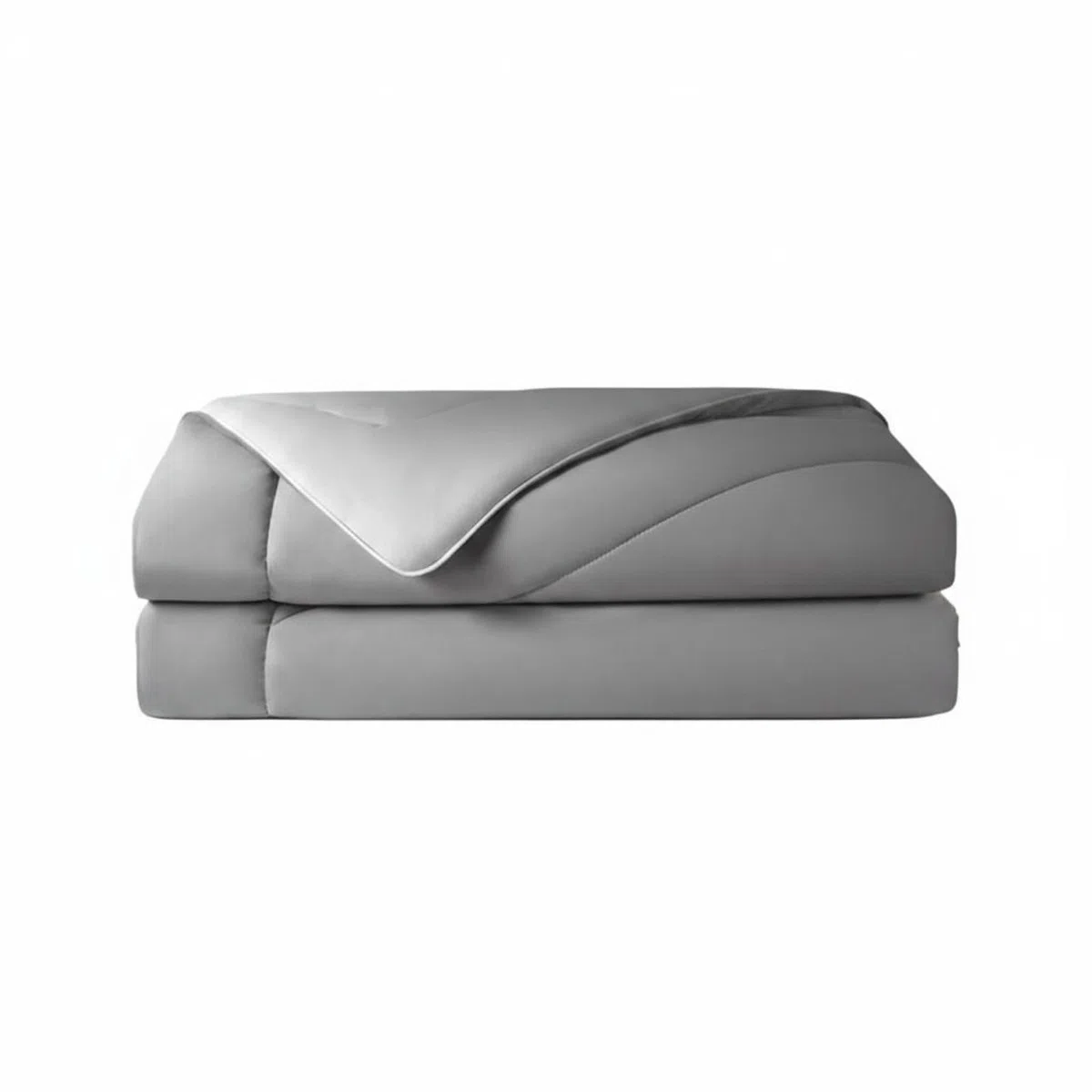 Manta Enfriadora Cobija Fresca Ligero Tejido Suave Sensación Fresca Estructura Transpirable Capa Acogedora para Cama en de y Apartamentos, Gris, Twin 173x229 Cm