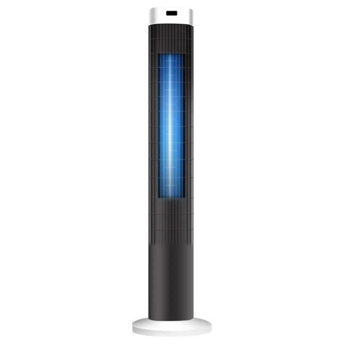 Ventilador de aire acondicionado portátil, silencioso de 3 velocidades, sin aspas, oscilación de 80°, para dormitorio y oficina en casa, circulador de aire eficiente con 3 modos