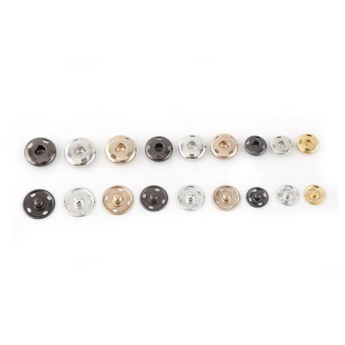 Operitacx 750 Juegos De Kit De Broche De Metal Para Coser Broches De Presión Broches De De Accesorios De De Ropa Sujetadores De Presión De Latón