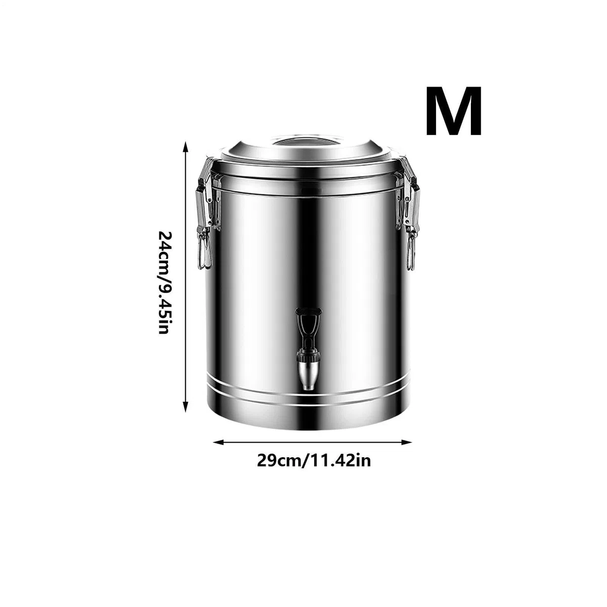 Dispensador de Bebidas Cubo Aislado Hermético Alimenticio | Cubo Dispensador De Agua Para Bebidas Heladas para Café, Té, , Frío y Caliente, Hogar, Cafetería, Restaurante