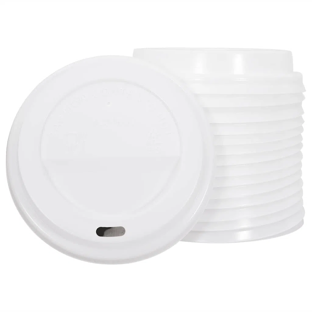 Vasos de papel de papel con tapas, 1000 unidades, 400 ml, marrón, plástico, blanco, compatibles, gastronomía, catering, fiestas, eventos, bebidas calientes, bebidas frías, batidos, agua, para