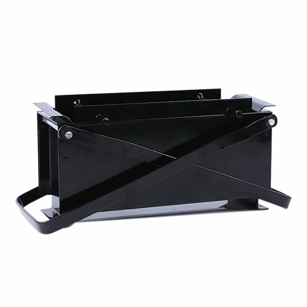 Prensa de papel para briquetas de metal, para hacer briquetas, de madera, 33 x 15 x 13 cm, color negro