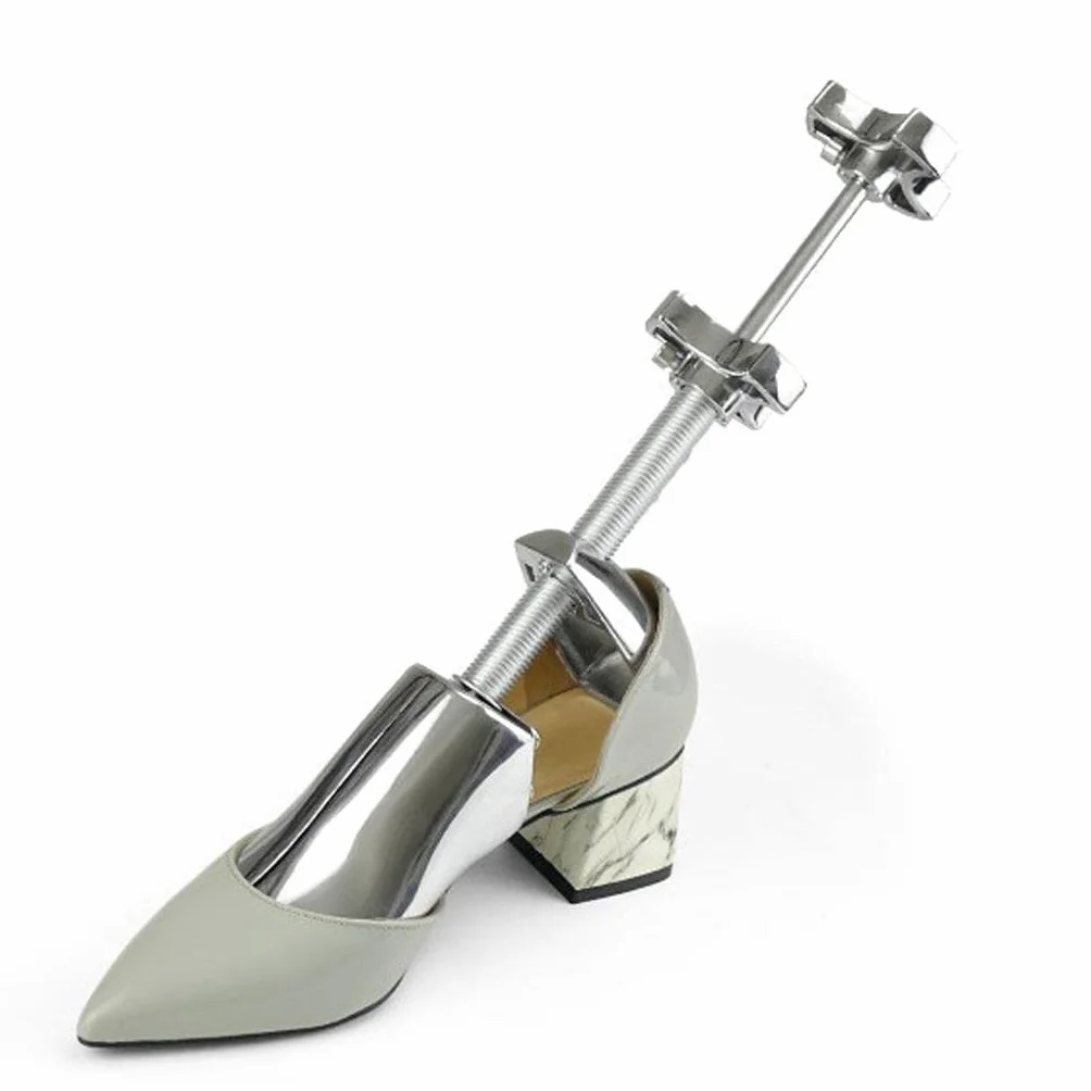 Ajustable para Zapatos Extensible para Calzado Metálico Mantenedor de Forma Antideformación Estirador Ajustable Material de Aleación Resis, L 39-45