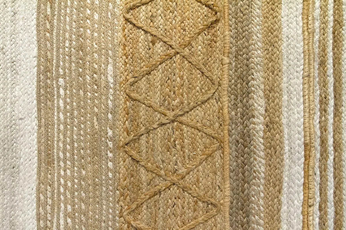 HAMID - Alfombra de Yute Sofía, 100% Fibra de Yute Natural, Alfombra Suave, Tejida a Mano, Alfombra de Salón, Comedor, Dormitorio, Pasillos, Entrada, (290x200cm)
