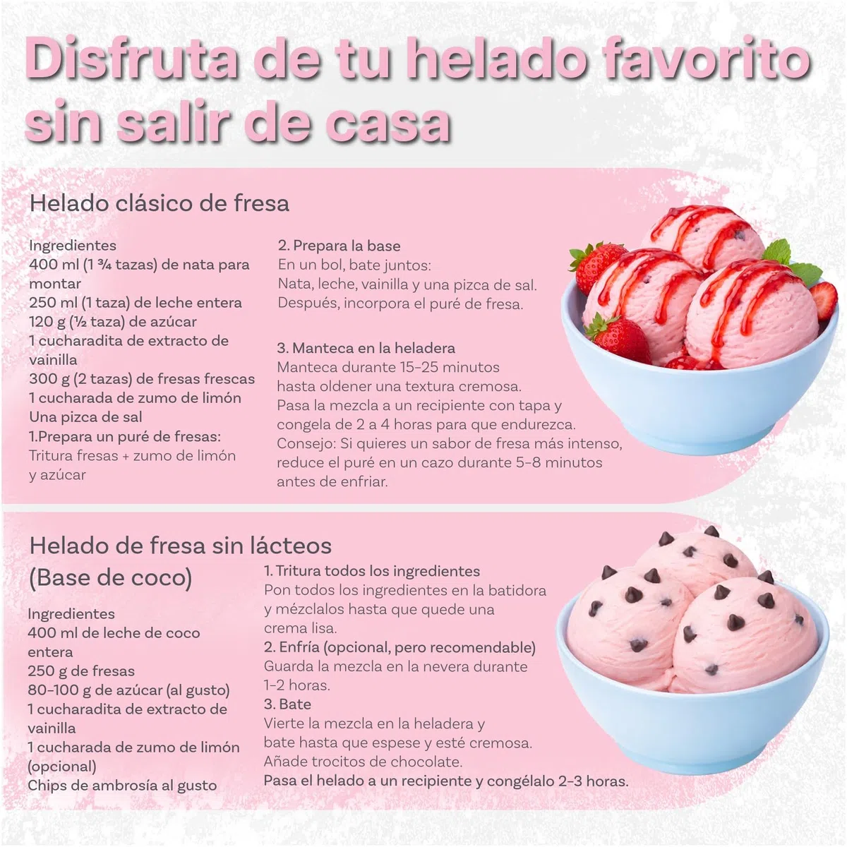 Accesorio para Máquina de Helados para KitchenAid Batidora – Compatible con Modelos 4.5QT, 5QT y 6QT Tilt-Head y Bowl-Lift – Cuenco de 1.9L para Helado, Sorbete, Gelato y Yogurt Congelado
