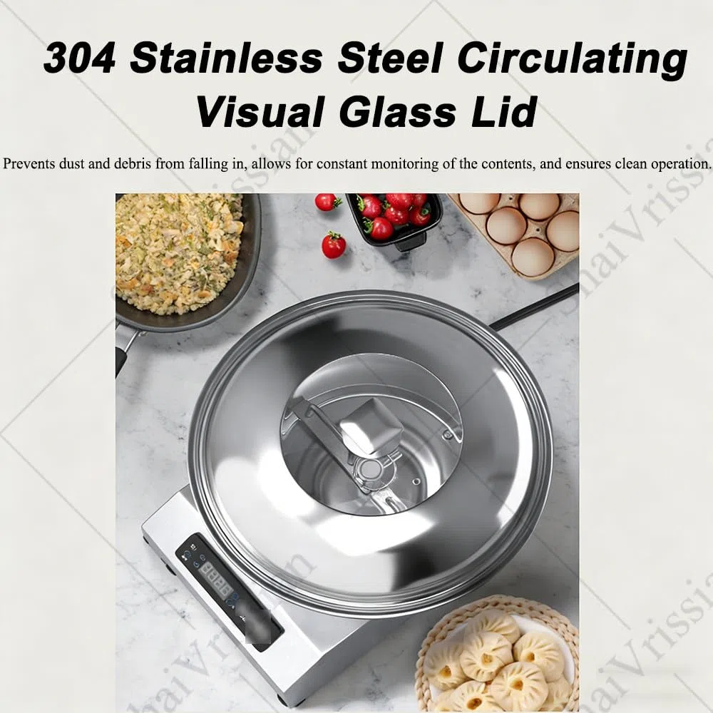 2200w Amasadora Profesional,Espiral 5-8kg,Cuenco Acero Inoxidable,Doble Rotación,Temporizador,Avance/Retroceso,para Panaderías Pizzerías Restaurantes 8kg