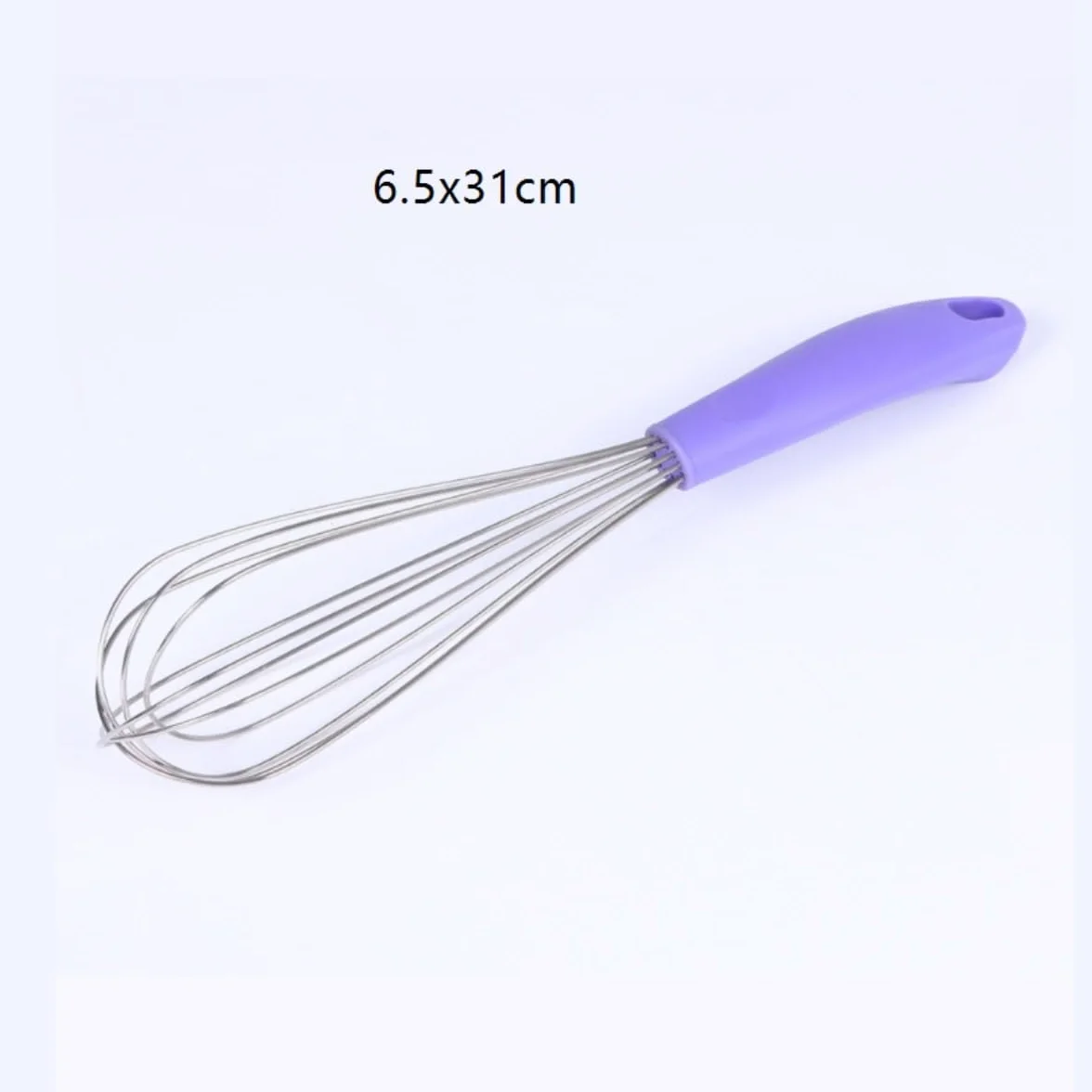 Varillas de Batir para Cocinar Batidor De Acero Inoxidable, Batidor De Huevos Manual De Cocina, Batidor De Crema, Herramientas For Hornear En Casa Huevos, Espumar, Batir(31x6.5cm)