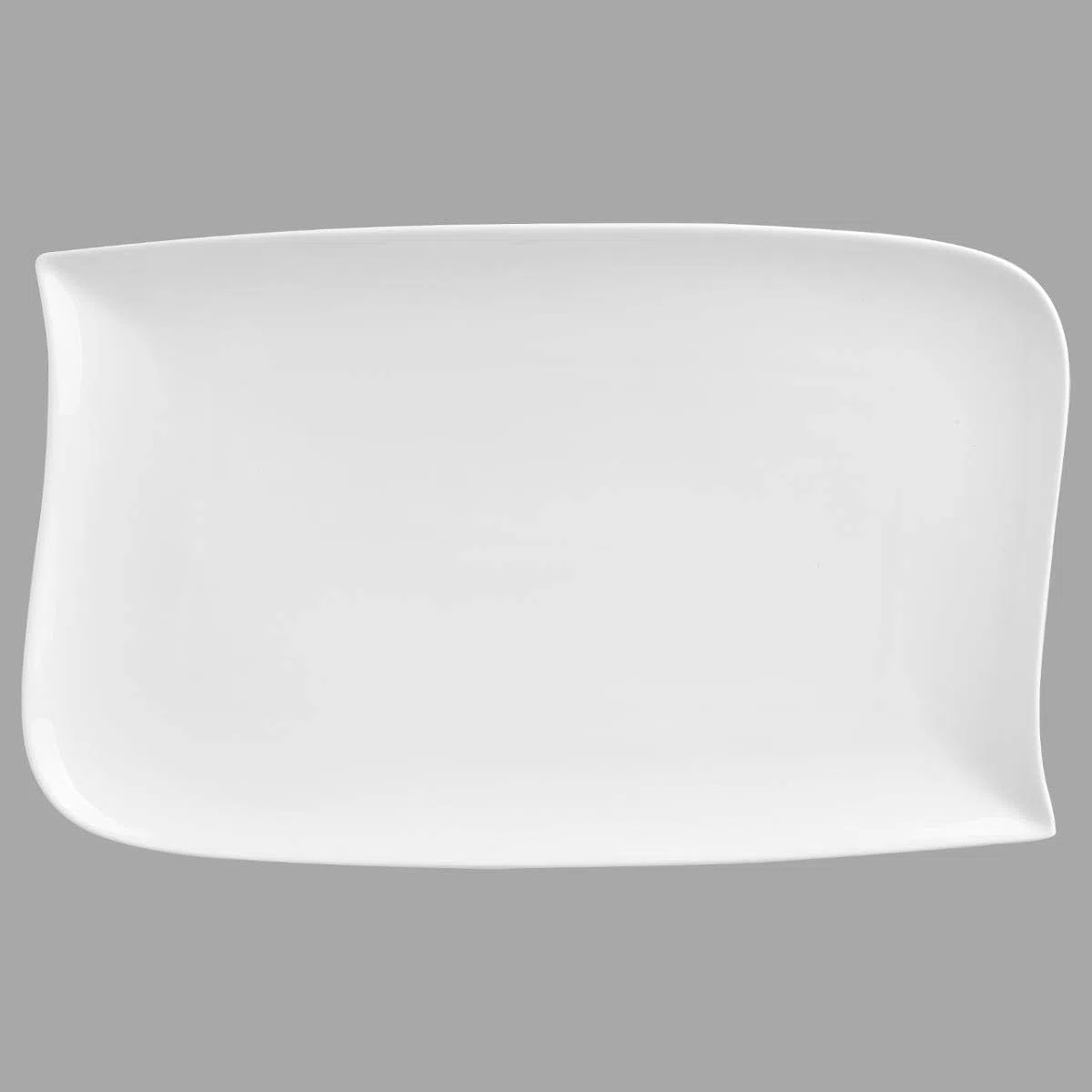 Secret de Gourmet - Lote de 6 platos llanos rectangulares Vague 33x20cm