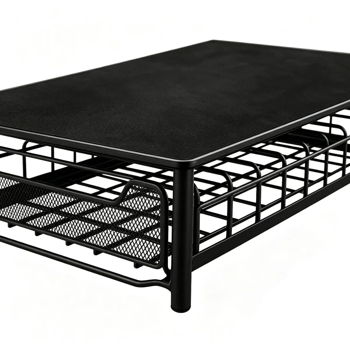 Coffe Pod Portacápsulas con extractor Soporte de metal de fácil acceso | Organizador de extracción para monodosis para cocina, salón, dormitorio, oficina