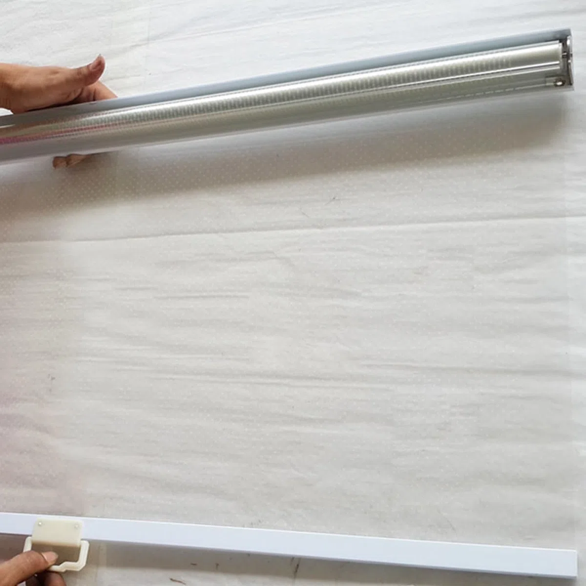 Contenedores de almacenamiento de plástico enrollables impermeables con asa, a prueba de polvo y frescos, organizadores transparentes para congelador/vitrina, divisores ideales para refrigerador y