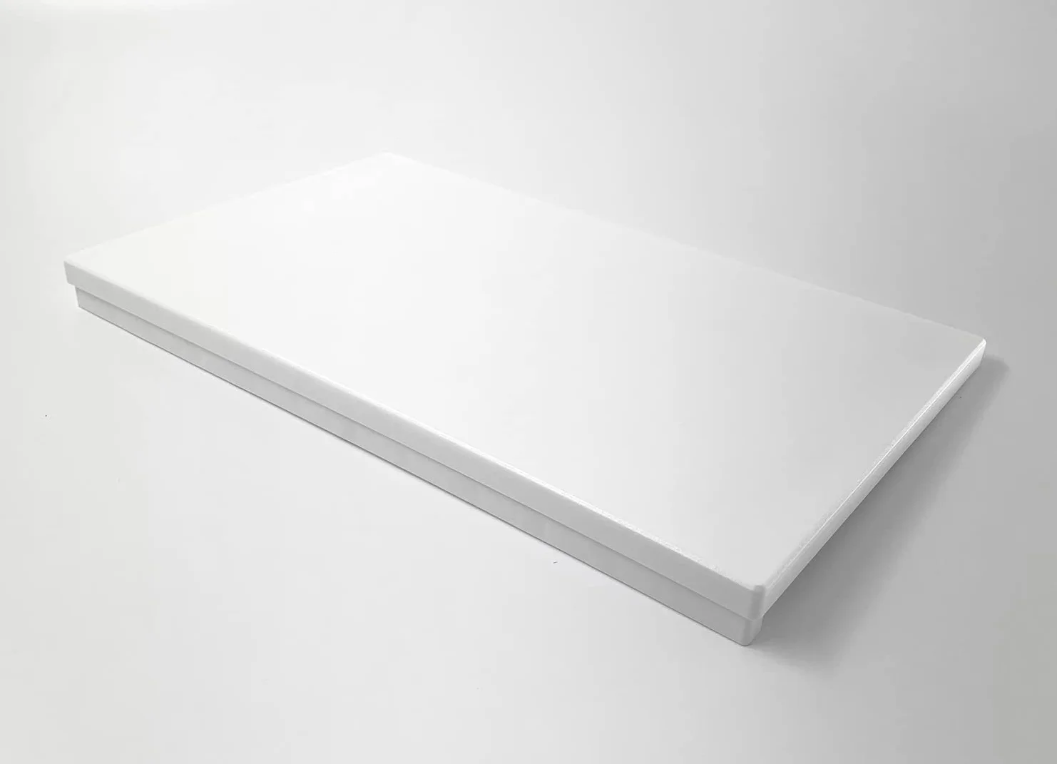 Tabla de cortar de polietileno prof.50 x 40 x 2 cm blanco
