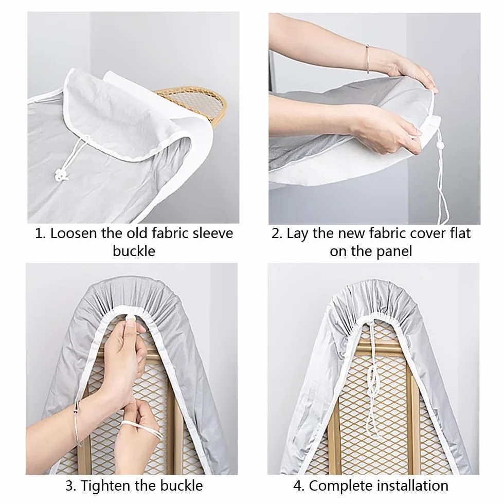 Funda para Tabla de Planchar, Funda for Tabla de Planchar de algodón con Estampado, Varios tamaños, Paquete de 1(A,122 * 38Cm)