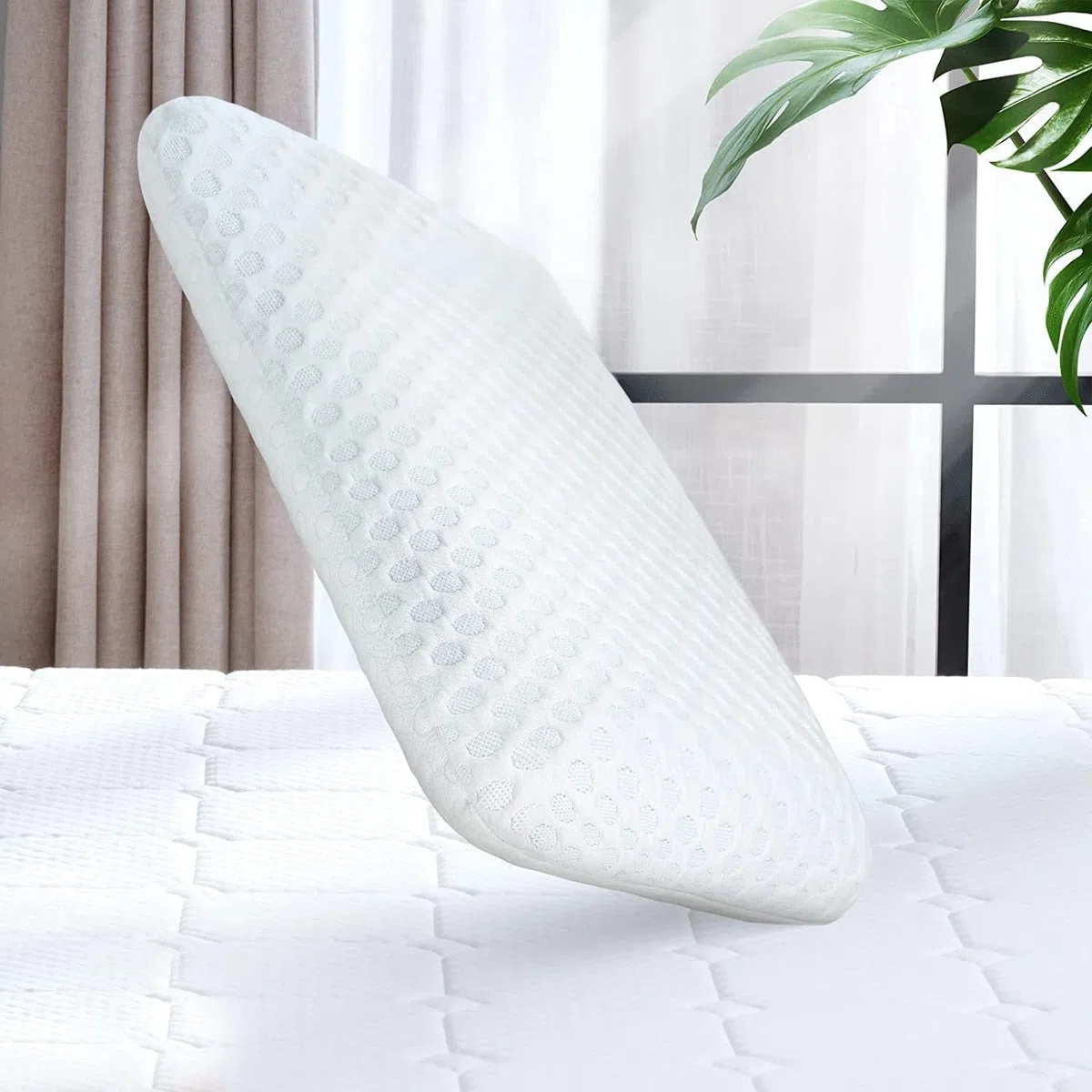 Almohada viscoelastica | Nucleo 100% Viscoelastico | Almohada 105 Pack 2 | Doble Funda y Cremallera | Fabricada en España | Cervical | Termoregulable