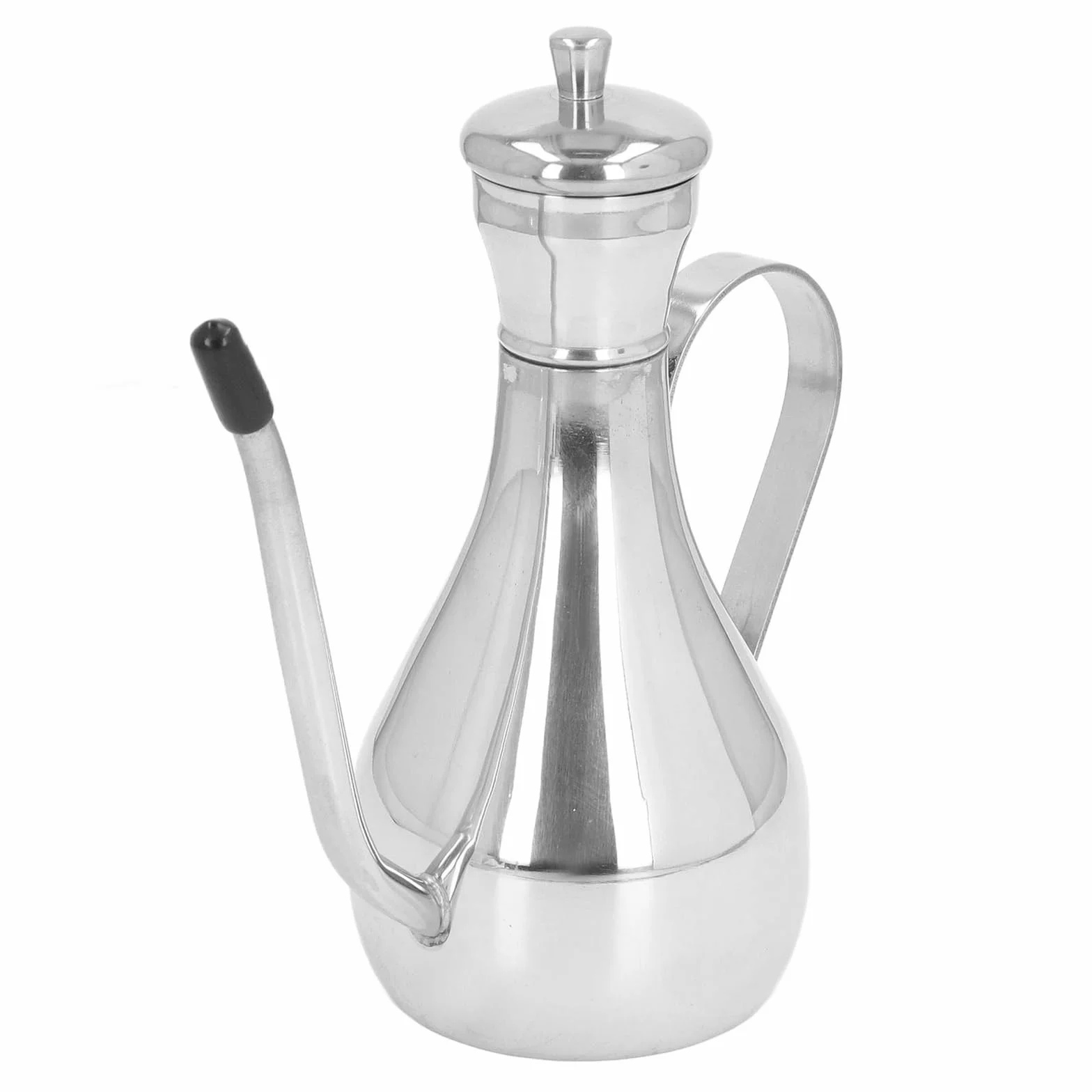 Olla de Aceite Acero Inoxidable 304, dispensador Salsa Soja, vinagre Oliva, Botella condimento for Cocina casera | 350ML