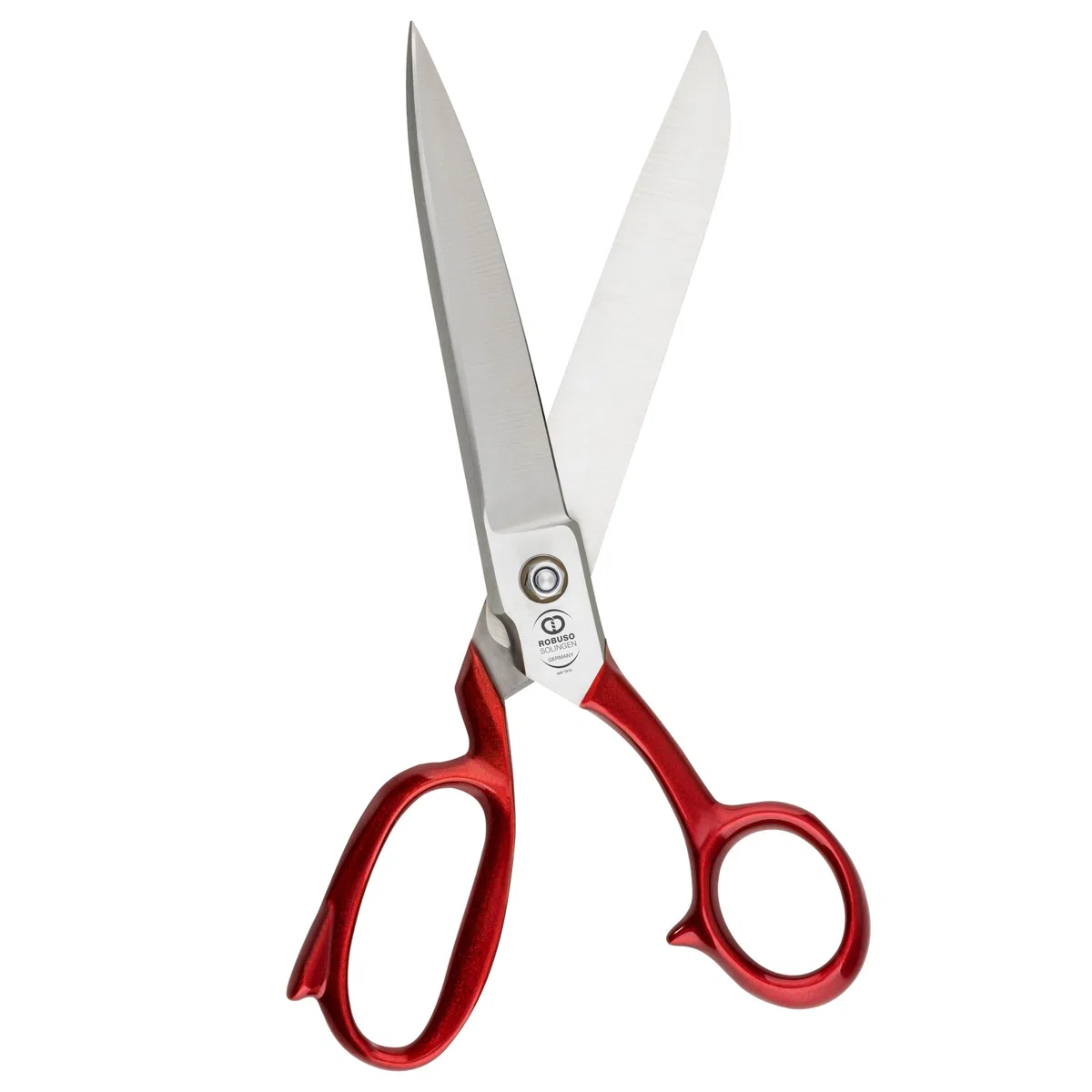 ROBUSO Tijeras de sastre de calidad magistral, tijeras de tela, fabricadas en Solingen, tijeras de acero al carbono C60 forjado, endurecidas, 23,5 cm – 9 pulgadas